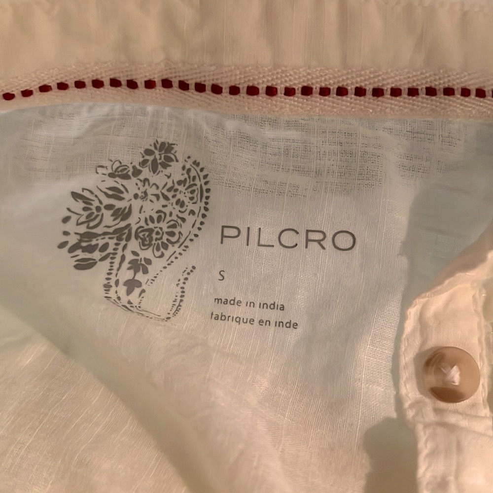 NWT Anthropologie Pilcro Pintucked Puff Sleeved Top - Picture 12 of 13